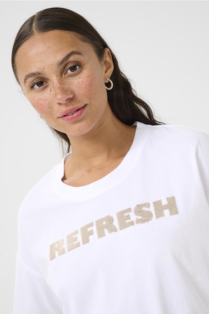 KALUNDA T SHIRT 10509999 OPTICAL WHITE
